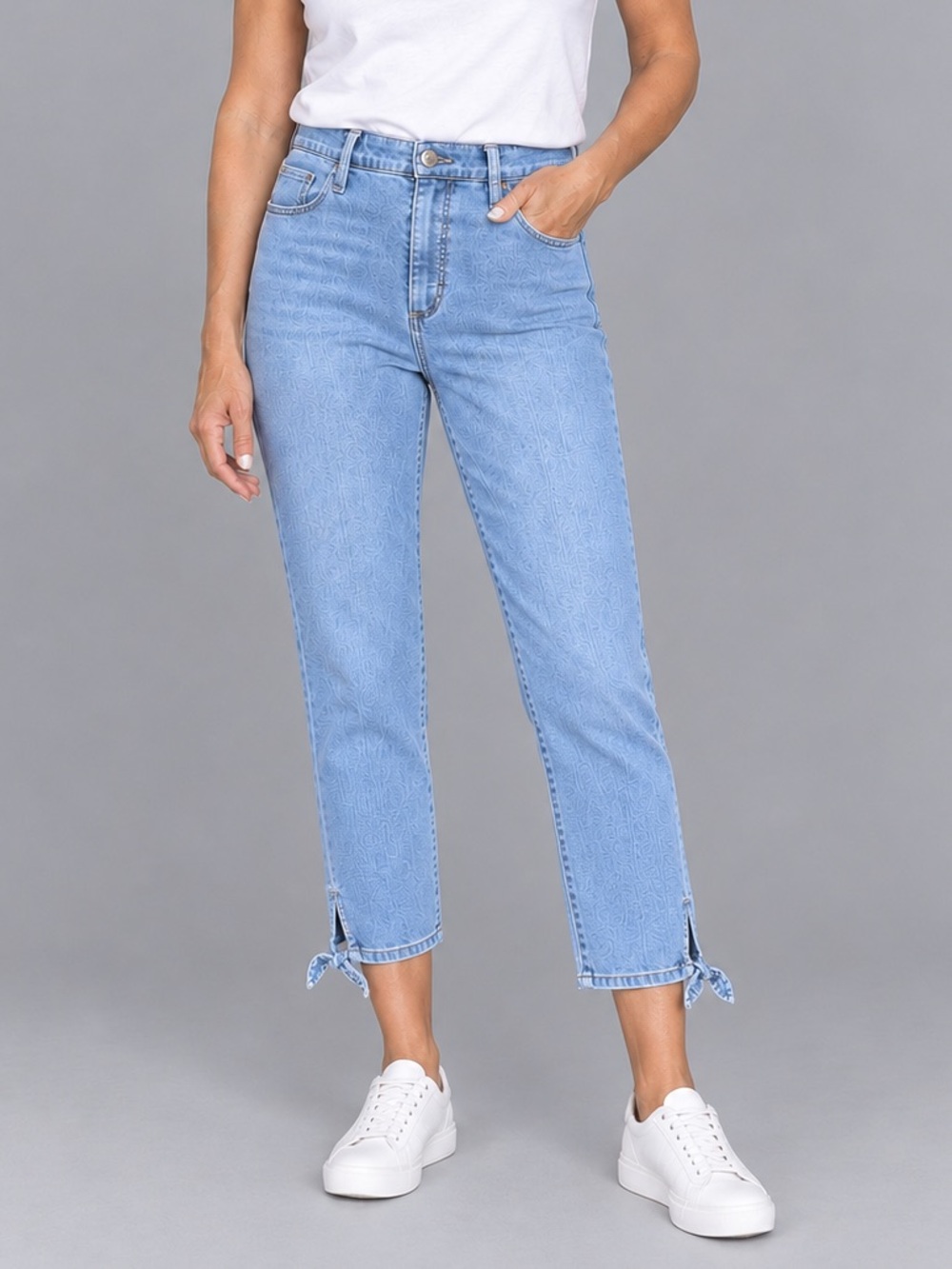 Talbots High-Rise Jegging Crop Jeans – Size 6 – Light Wash